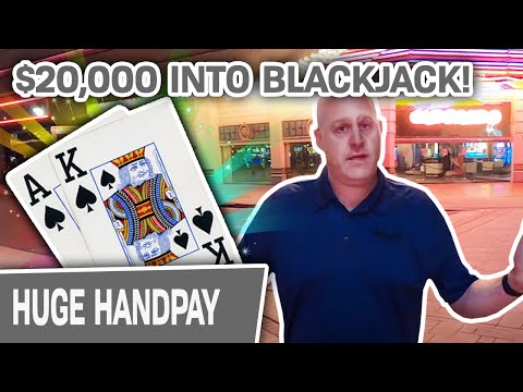♠ $20,000 into High-Limit BLACKJACK – Part 1 🤯 Up to $2,000/HAND?!??
