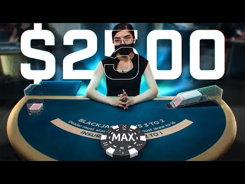 $2500 vs ONLINE BLACKJACK!