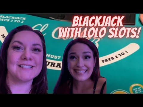 BLACKJACK at the EL CORTEZ in LAS VEGAS!! WITH @LoLo Slots  DO WE WIN??!!?