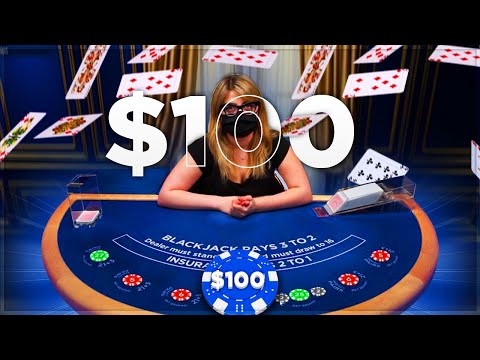 I TOOK $100 To An Online Blackjack Table