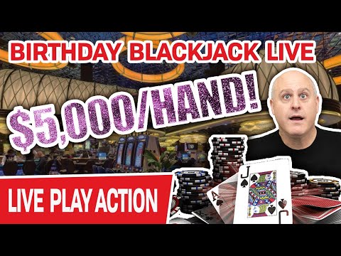 🔴 Up to $5,000/HAND BIRTHDAY BLACKJACK LIVE @ Atlantis Reno 🃏 Don’t Miss This!