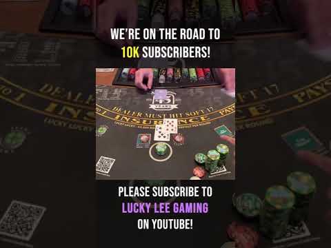 WE’RE ON THE ROAD TO 10K SUBSCRIBERS! 😊🍀 LIVE DOUBLE DECK #BLACKJACK #SHORT AT GREEN VALLEY RANCH!