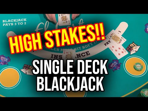 LIVE SINGLE DECK BLACKJACK!!! Oct 8th 2022